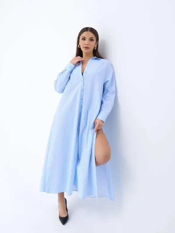 5857 ПЛАТЬЕ-САН ДИЕГО В ПОЛОСКУ - 2