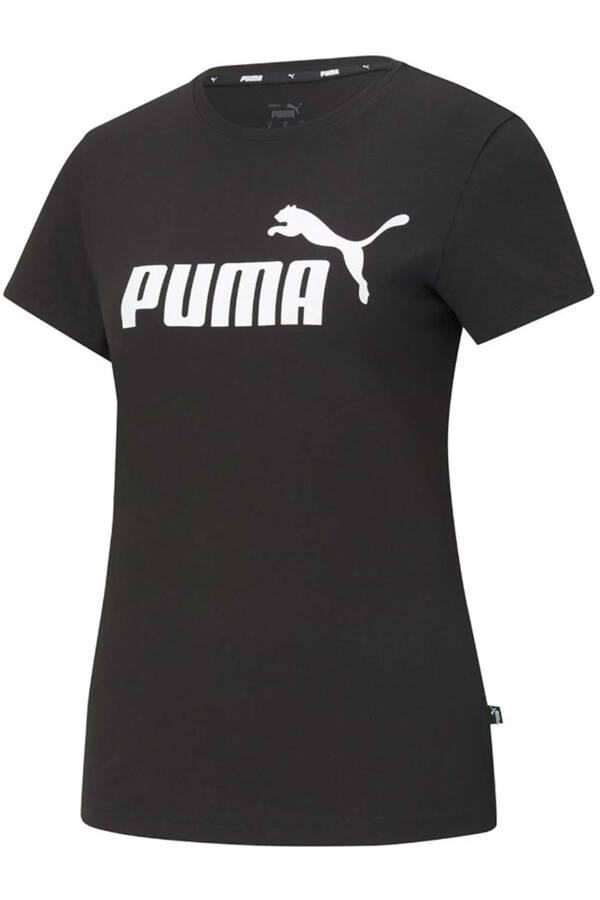 586774 Ess Logo Tee T-Shirt Women's T-Shirt BLACK - 1