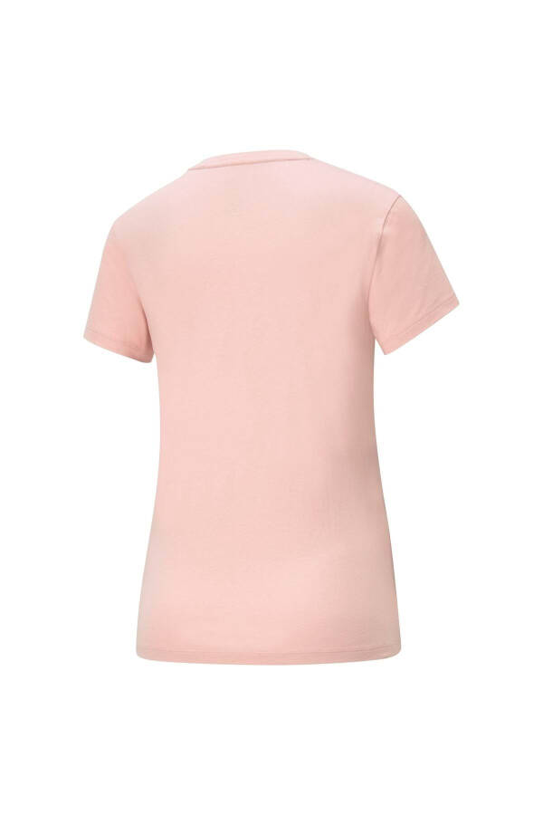 586774 Ess Logo Tee T-Shirt Women's T-Shirt Pink - 2