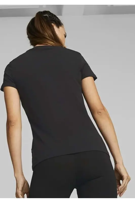 586868-01 ESS Logo Boyfriend Tee Футболка Женская Футболка ЧЕРНЫЙ-черный - 4