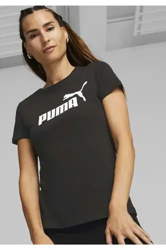 586868-01 ESS Logo Boyfriend Tee футболки Аёллар футболкаси ҚОРА-қора - 3