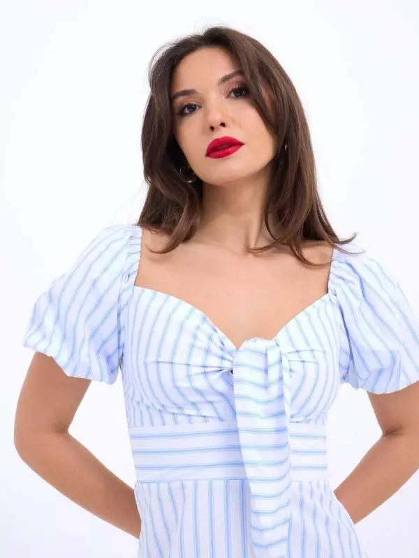 5948 DRESS-LOS ANGELES STRIPED - 2