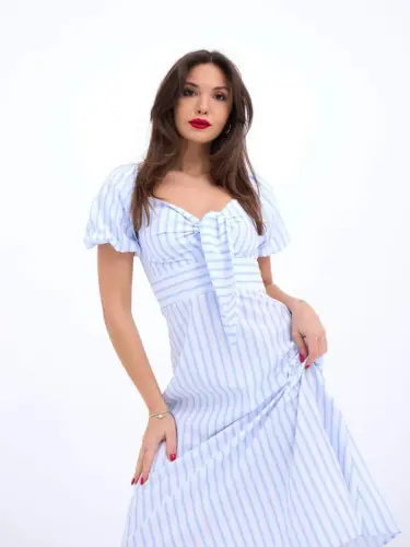 5948 DRESS-LOS ANGELES STRIPED - 3