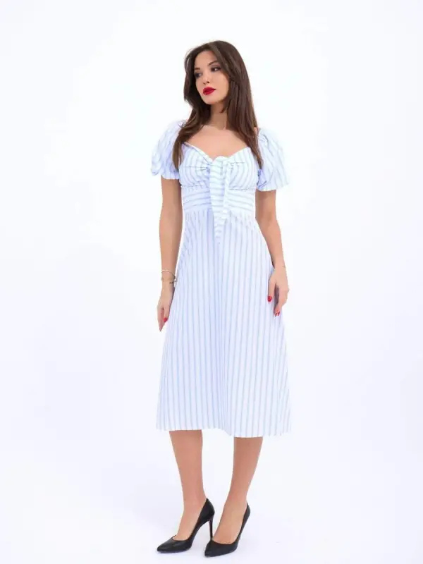 5948 DRESS-LOS ANGELES STRIPED - 5