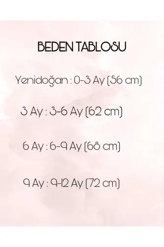 5'li 0-6 Yaş Bisiklet Yaka Çıtçıtlı Body Zıbın Atlet Yenidoğan Hastane Çıkışı Kız Erkek Bebek Çocuk - beyaz - 6