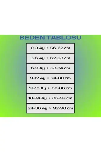 5'li Fitilli Ip Askılı Yurak Naqshli Qizaloq Body Zibun - 7