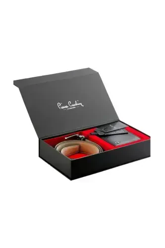 5Lİ Kutulu Erkek Çeyiz Paketi Pijama Takım & Şort Atlet Boxer Çorap - Kemer Cüzdan Set ve Terlik H-Lacivert - 4