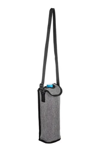 5'li Yaz Seti Soğutucu Termos Kamp Piknik Sıcak Ve Soğuk Tutan Askılı Yalıtımlı Termal Çanta Buzluk-Gri Desenli - 8