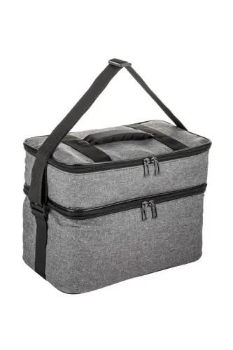 5'li Yaz Seti Soğutucu Termos Kamp Piknik Sıcak Ve Soğuk Tutan Askılı Yalıtımlı Termal Çanta Buzluk-Gri Desenli - NS RELIABLE (1)