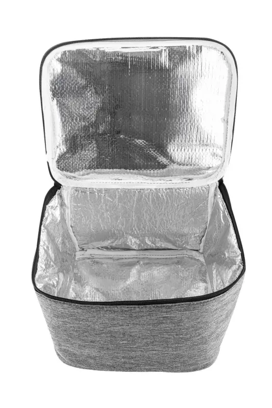 5'li Yaz Seti Soğutucu Termos Kamp Piknik Sıcak Ve Soğuk Tutan Askılı Yalıtımlı Termal Çanta Buzluk-Gri Desenli - 7