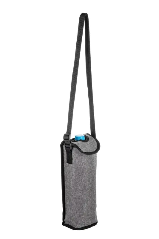 5'li Yaz Seti Soğutucu Termos Kamp Piknik Sıcak Ve Soğuk Tutan Askılı Yalıtımlı Termal Çanta Buzluk-Gri Desenli - 8