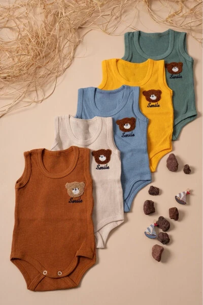 5talik chaqaloq tugmachali bodisi Rangli tabassum naqshli atlet - MAYSA