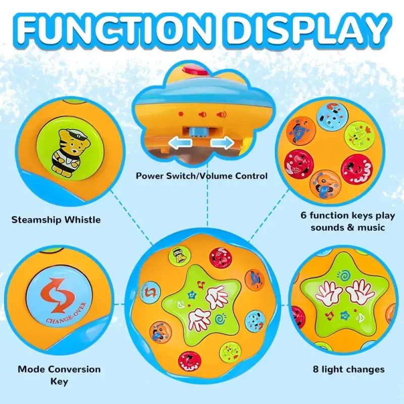 6-12 oylik chaqaloqlar uchun o'yinchoqlar, 12-24 oylik chaqaloqlar uchun yorug'lik va musiqali o'yinchoqlar, 1 2 3 yoshli qiz va o'g'il bolalar uchun o'quv o'yinchoqlari. - 1