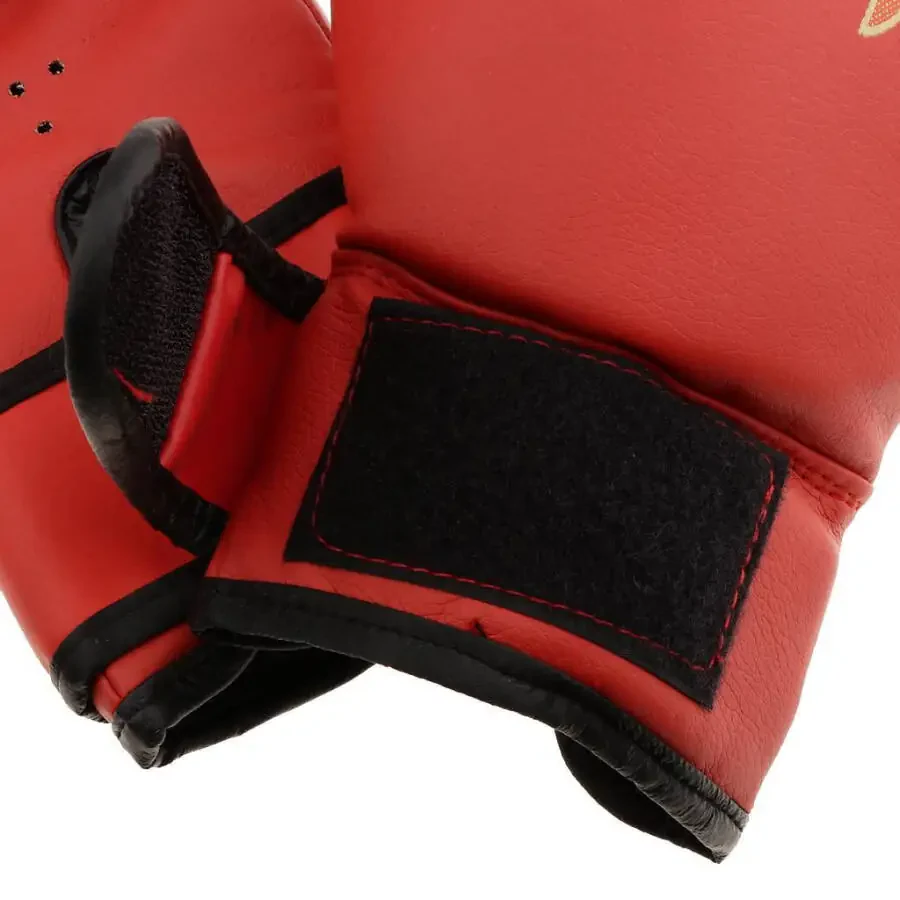 2 Pairs Kids Boxing Gloves for Children Age 6 to 12 Years 8oz PU Leather Kickboxing boxeo en tailandia Thai Sparring - 4