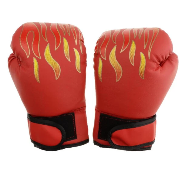 2 Pairs Kids Boxing Gloves for Children Age 6 to 12 Years 8oz PU Leather Kickboxing boxeo en tailandia Thai Sparring - 7