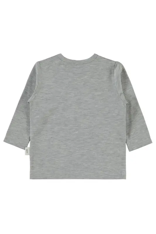 Basic 6-18 Ay Sweatshirt - Gri 6-9 Ay-Karmelanj - 1