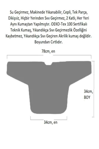 6-24mo, Family, Waterproof, Pocketed, Machine Washable, Velcro, Long Sleeve Baby Bib - 7