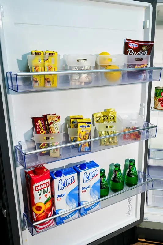 6 Adet Buzdolabı Kapak Içi Düzenleyici Organizer 6'lı Buzdolabı Içi Düzenleyici Ve Banyo Organizeri - 1