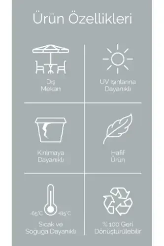 6 Adet Karasu Plastik Pera Askılı Balkon Saksısı(Plastik kelepçeli)-MAVİ - 6