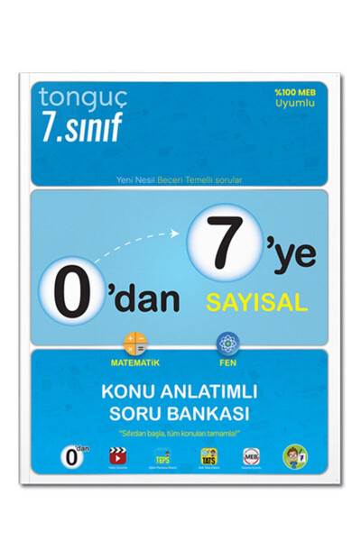 6-DAN 7-GA TAYYORGARLIK TO'PLAMI (6 dan 7 gacha kitob + 0-dan 7-gacha sonli so'zli mavzu tushuntirilgan savol banki) - 12