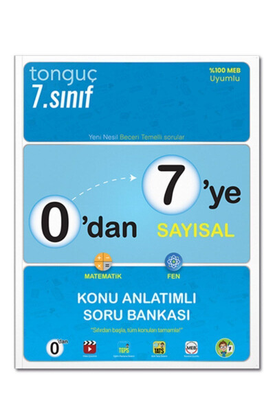 6-DAN 7-GA TAYYORGARLIK TO'PLAMI (6 dan 7 gacha kitob + 0-dan 7-gacha sonli so'zli mavzu tushuntirilgan savol banki) - 6