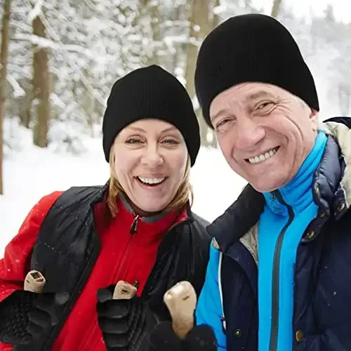 6 dona ayollar trikotaj shapka qo'lqop to'plami qish uchun sensorli ekranli yoqimli shapkalar yumshoq bosh suyagi Rojdestvo uchun sovg'alar - 4