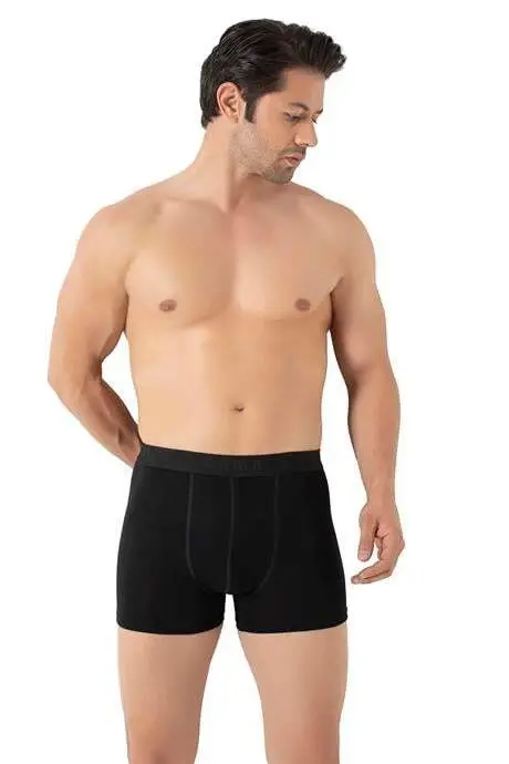 6 dona Erkaklar paxtali likrali elastik matodan rangli boxerlar to'plami - 6