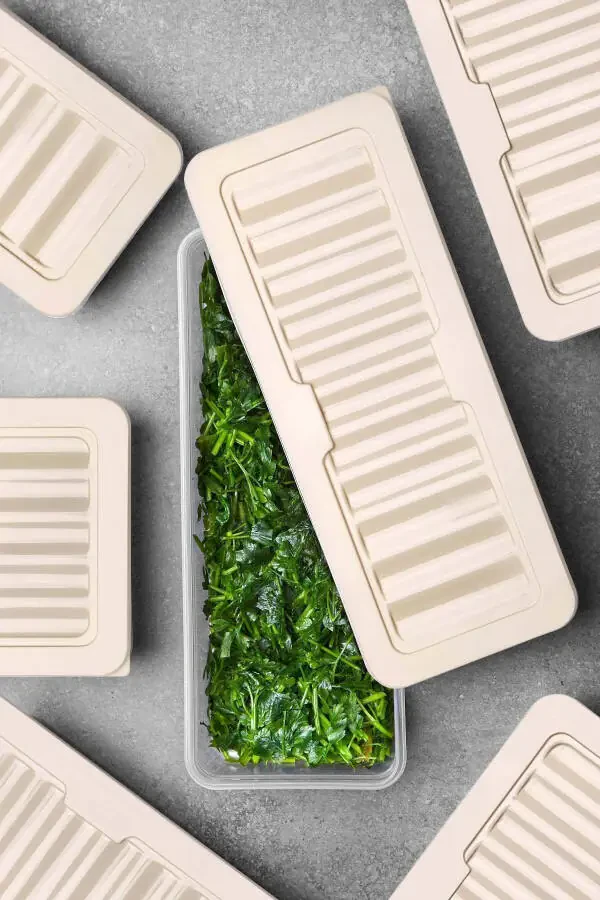 6 dona Freshbox Mikroto'lqinli va muzlatgichga mos saqlash idishi to'plami 4 krem - 10