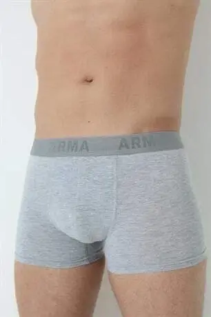 6 dona qadoq aralash rangli Lycra elastik matodan yasalgan erkaklar uchun bokser oshqozon - 4