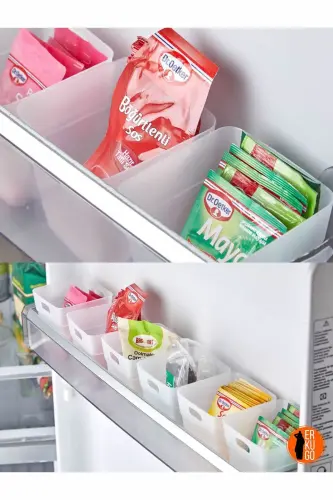 6 dona sovutgich eshik tashkilotchisi, 6 dona sovutgich tashkilotchisi va hammom tashkilotchisi - 3