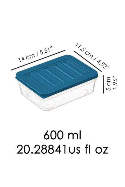 6 dona sovutgich tashuvchi Mikroto'lqinli pech va muzlatgichga mos saqlash idishi Neft 6 X 600 ml - 6