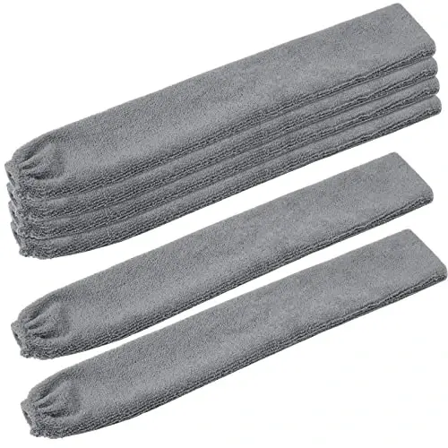 6 dona Tozalagich mato Almashtirish Mato Tortiladigan Bo'shliq Chang Tozalagich Mato, Qayta foydalanish mumkin bo'lgan Mikrofiber Mato Qoplami Yuviladigan, Uy Mebelining ostidagi Chang Tozalagich To'ldirgichi Uy Oshxona Uy Devori Divan Tozalash uchun Anjomlar 
