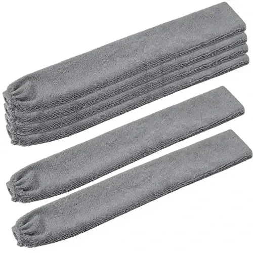 6 dona Tozalagich mato Almashtirish Mato Tortiladigan Bo'shliq Chang Tozalagich Mato, Qayta foydalanish mumkin bo'lgan Mikrofiber Mato Qoplami Yuviladigan, Uy Mebelining ostidagi Chang Tozalagich To'ldirgichi Uy Oshxona Uy Devori Divan Tozalash uchun Anjomlar - AURUZA