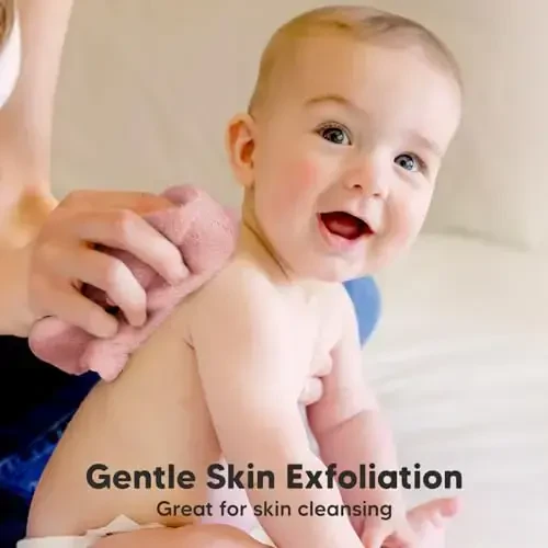 6 dona yumshoq bolalar uchun yuvinish lattalari, bambukdan tayyorlangan viskoza - bolalar, yangi tug'ilgan chaqaloqlar uchun sochiqlar, go'dak dushi, kichkintoylar uchun qayta ishlatiladigan yuz sochiqlari, teriga yumshoq, bolalar uchun yuz yuvish lattalari, 10x10 (pushti) - 3