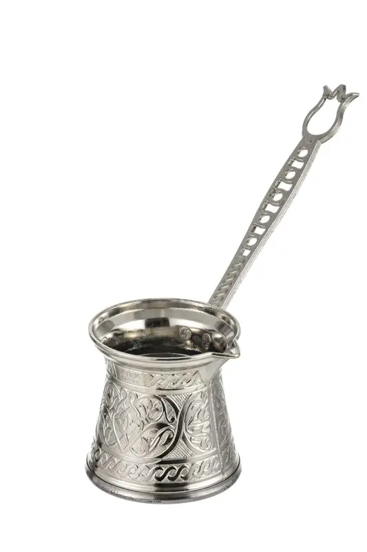 6 KISHILIK INOX MOS KELADIGAN QUYMA CEZVA - KUMUSH - 2