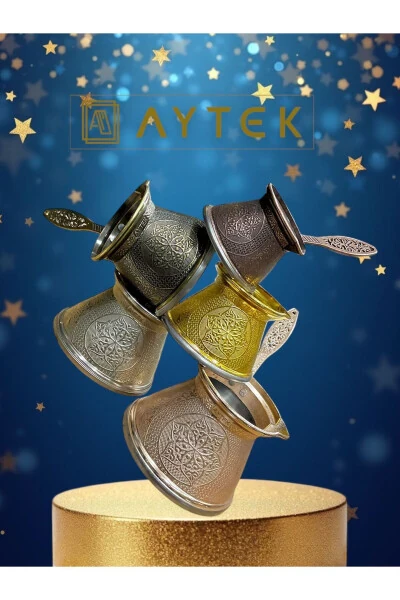 6 kishilik zanglamaydigan po'latga mos quyma choynak - 4