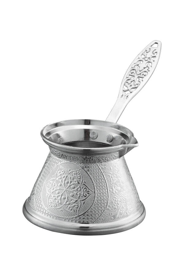 6 KİŞİLİK İNOX UYUMLU DÖKÜM CEZVE-GÜMÜŞ - 2