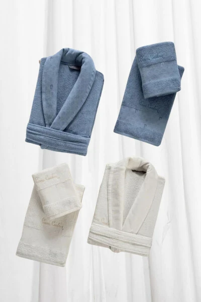 6-компонентный махровый халат набор PC.25B.10.E6.B01.11 - PIERRE CARDIN