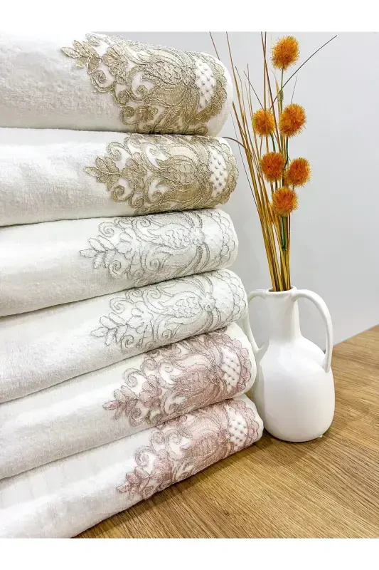 6 LI Fransuz Güpürlü Seplik 50x90 Kadife Qo'l va Y - AYHANHOME