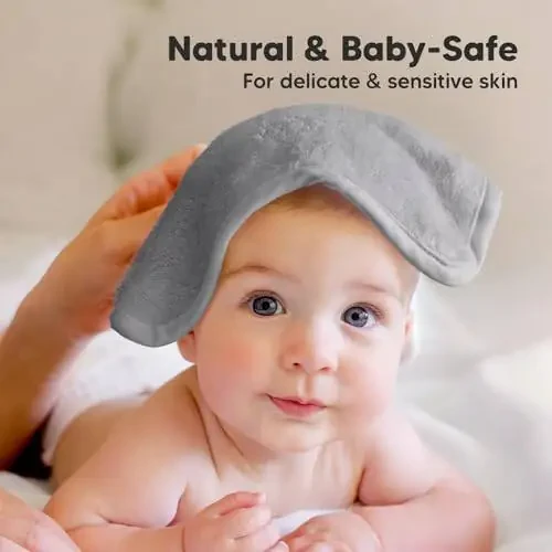 6-Pack Baby Washcloths - Soft Viscose Derived from Bamboo Washcloth, Baby Wash Cloths, Baby Wash Cloth for Newborn, Kids, Bath Baby Towels, Face Towel, Face Cloths for Washing Face(Cool Gray) - 5