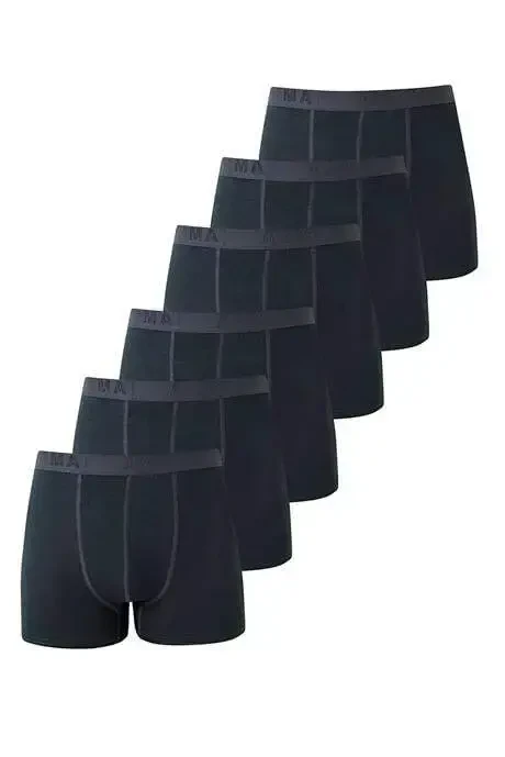 6-Pack Charcoal Grey Men's Boxer with Lycra-Stretch Fabric - 2