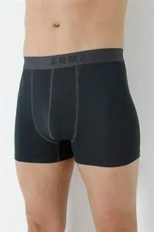 6-Pack Charcoal Grey Men's Boxer with Lycra-Stretch Fabric - 5