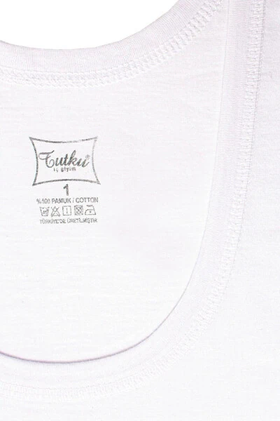 6 Pack Classic White Men's Undershirt - TUTKU (1)