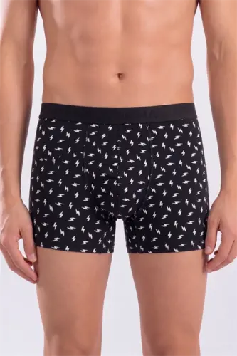 6-Pack Men's Patterned Boxer Shorts Cotton Lycra Flexible Fabric - 4