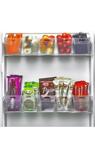 6 Pack Refrigerator Door Organizer - Refrigerator Organizer And Bathroom Organizer - MUTFAK KÖŞESI