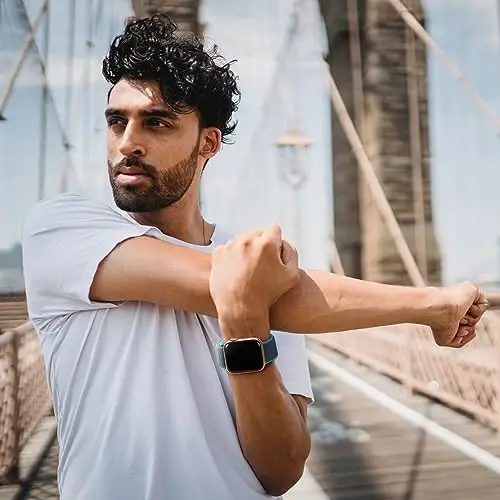 6 Pack Sport Nylon Loop Band Apple Watch Bands 38mm 40mm 41mm 42mm 44mm 45mm 46mm 49mm ayollar erkaklar uchun mos, sozlanishi nafas oladigan iWatch Series 10/9/8/7/6/5/4/3/SE/Ultra uchun o'ralgan tasmalar - 4