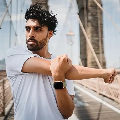 6 Pack Sport Nylon Loop Band Совместим с Apple Watch Bands 38mm 40mm 41mm 42mm 44mm 45mm 46mm 49mm для Женщин Мужчин, Регулируемые Дышащие Плетеные Ремешки для iWatch Series 10/9/8/7/6/5/4/3/SE/Ultra - 6