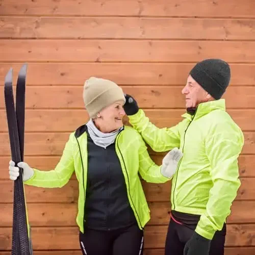 6 Pieces Women Knit Beanie Hats Touchscreen Gloves Set for Winter Cute Hats Soft Skull Cap Gifts for Christmas - 4