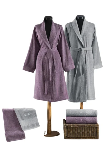 6 Parçalı Bornoz Seti PC.25B.10.E6.B01.11 - PIERRE CARDIN (1)