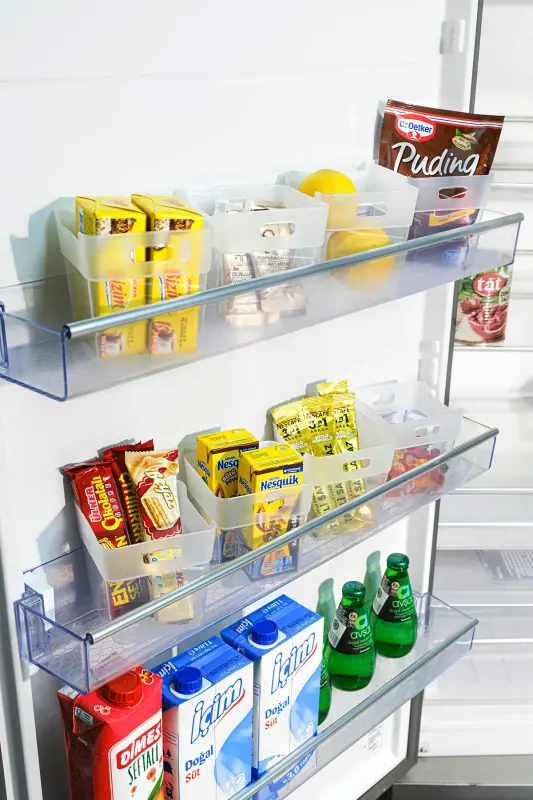 6 Pcs Refrigerator Door Organizer Set 6 Pieces Refrigerator Organizer And Bathroom Organizer - 3